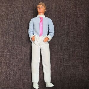 Vintage Ken Doll 1983 Heart Family Dad Brown Painted Hair